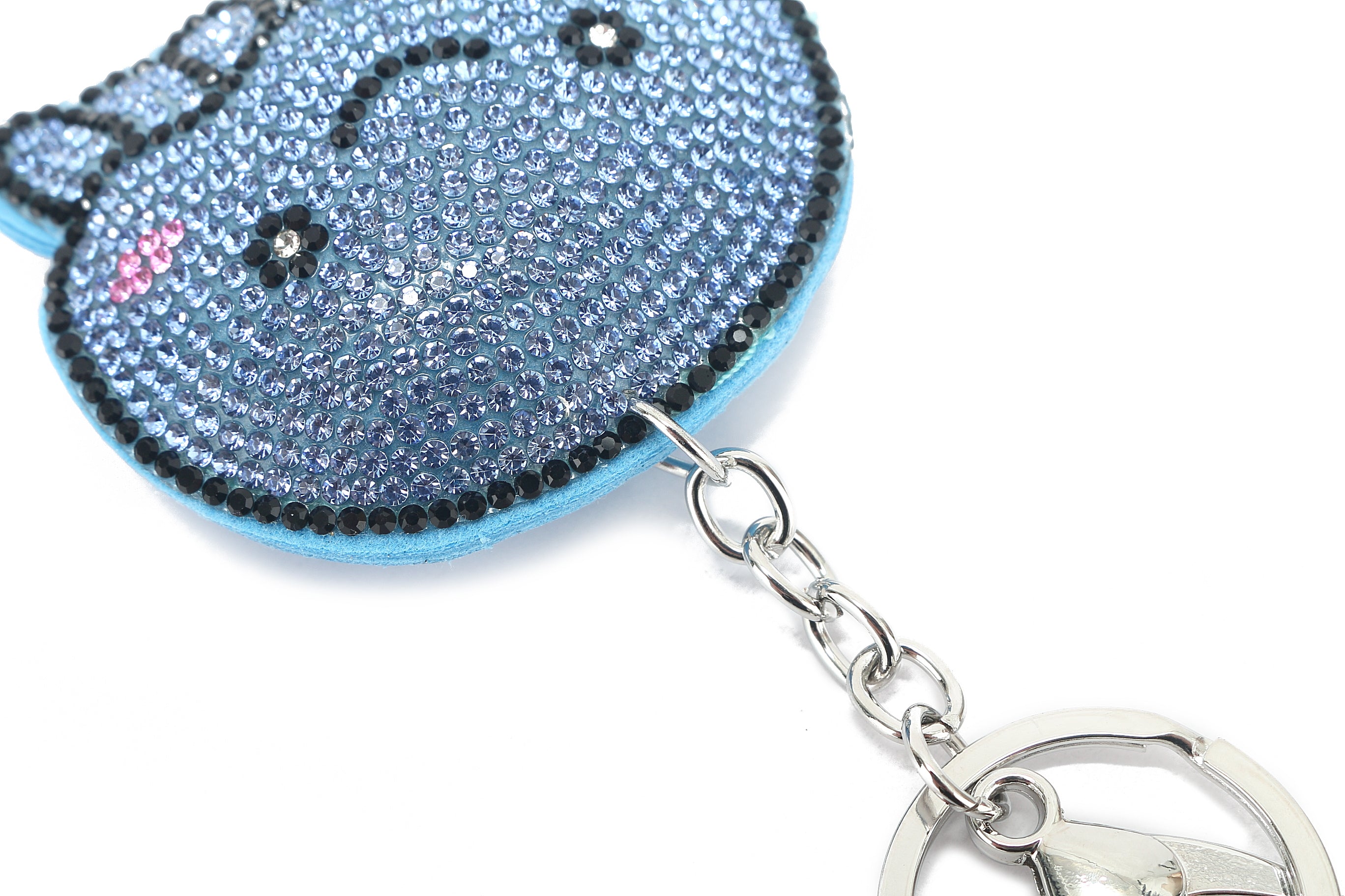 Blue Crystal Octopus Bag Charm - Stylish Accessory for Handbags, Backpacks & Keychains - Perfect Gift for Sea Lovers & Fashion Enthusiasts