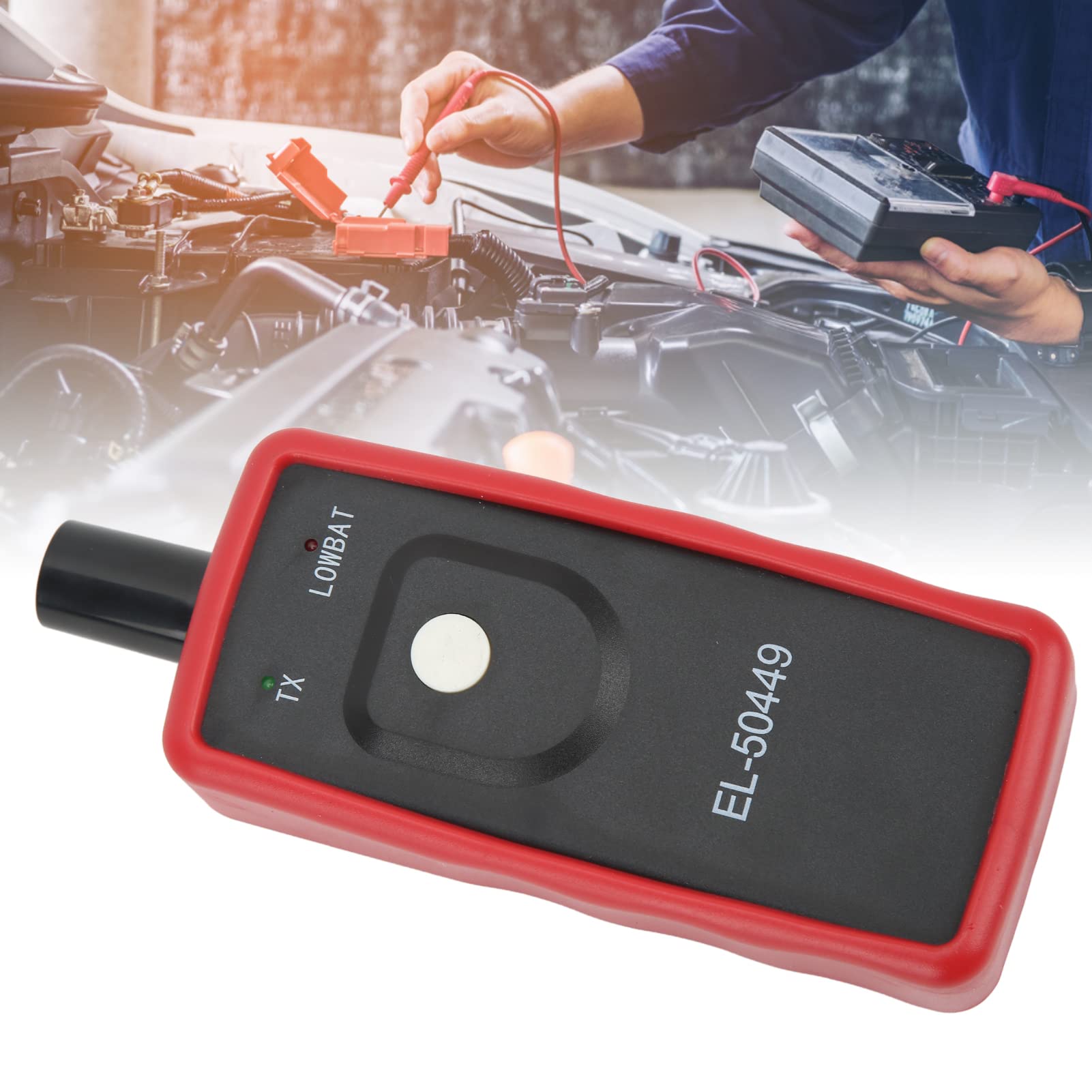 TPMS Programming Tool - ABS Automatic Tire Pressure Monitoring Sensor Reset & Relearn Tool for Tire Pressure Sensor Replacement - Fix Tire Pressure Alarm & Warning Light - Ideal for Mechanics, Auto Shops & DIY Car Maintenance