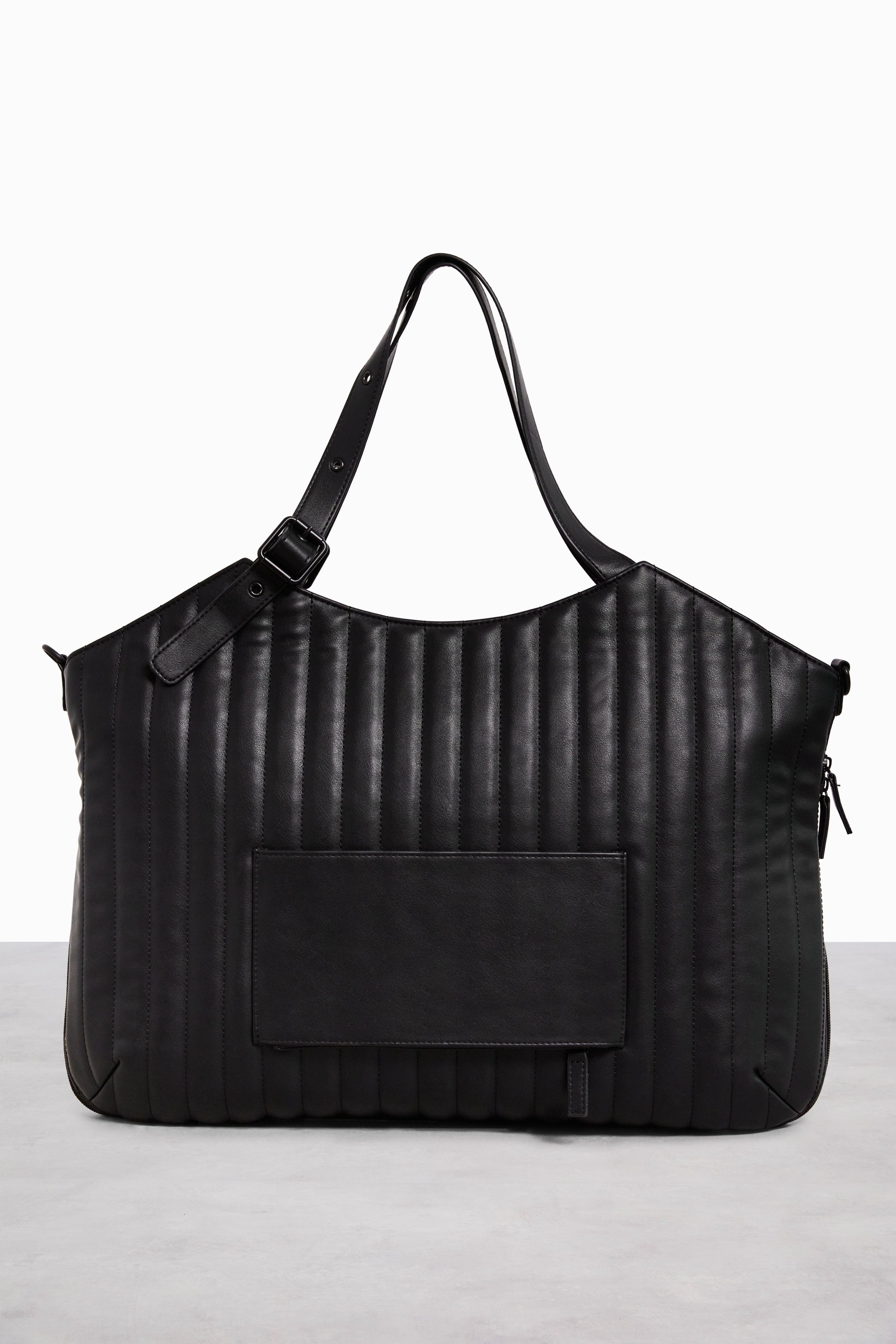 Expandable Black Overnight Bag - Perfect for Weekend Getaways, Business Trips & Gym Essentials | Durable Travel Duffle with Extra Storage