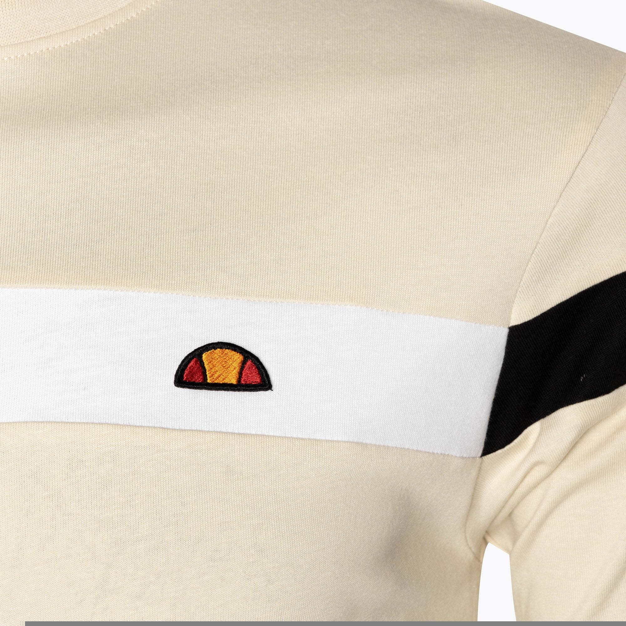 Ellesse Men's Caserio Off White T-Shirt - Comfortable Cotton Crewneck Tee for Casual Wear & Street Style