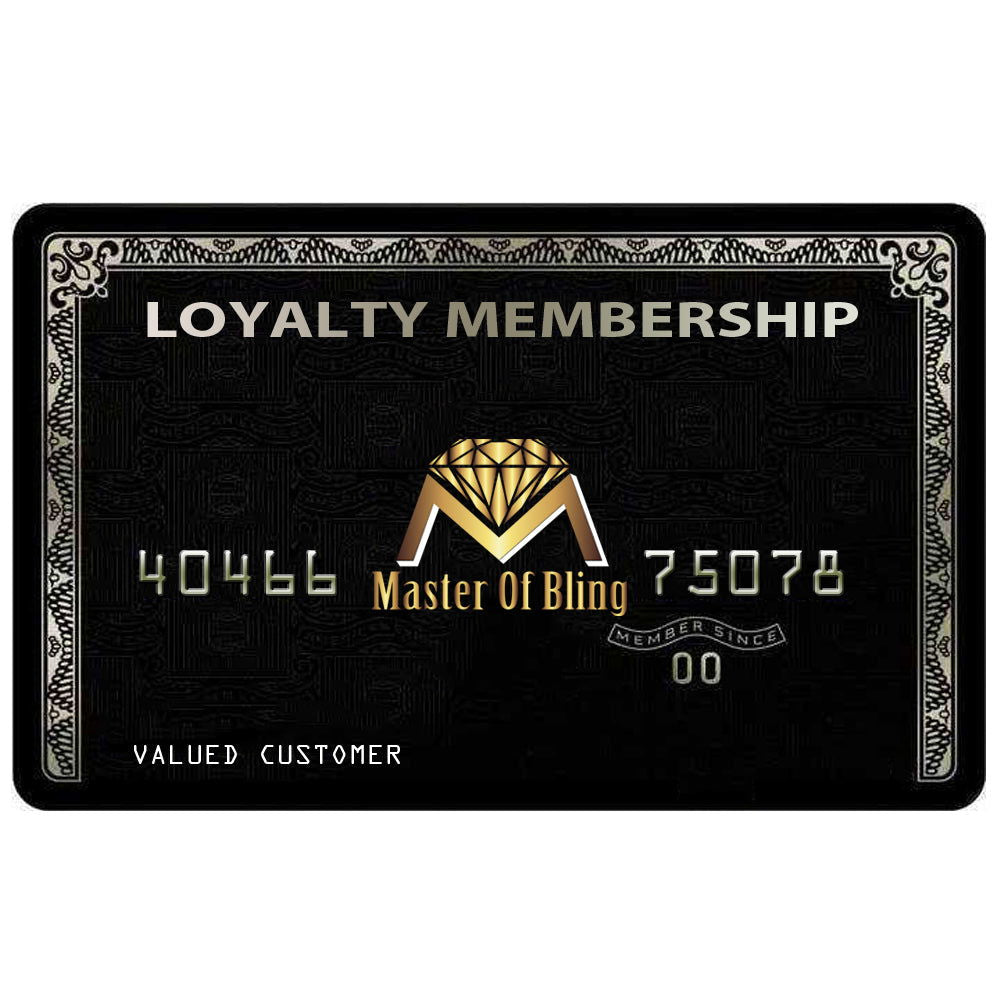 Master Of Bling VIP Loyalty Program - Exclusive Discounts & Rewards for Jewelry Lovers | Perfect for Gifting & Personal Luxury Collection