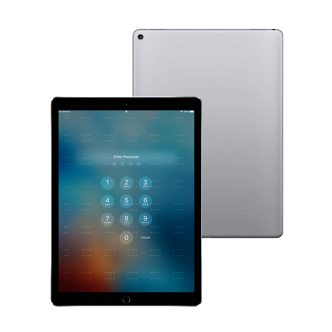 Apple iPad Pro 12.9-inch 1st Generation (A1584) Wi-Fi + Cellular - 128GB, Space Gray - Premium Tablet for Work, Study & Entertainment