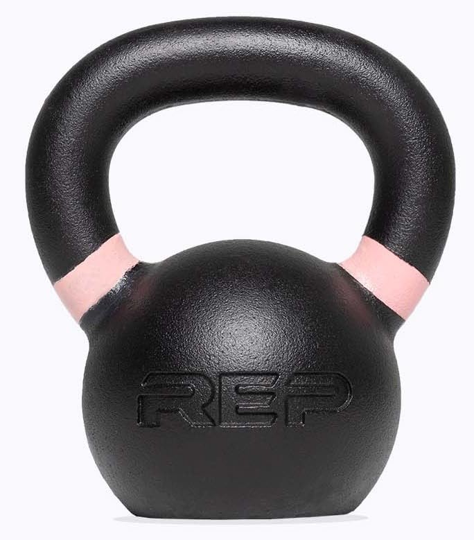 REP Fitness Kettlebells for Strength Training, Home Gym & CrossFit Workouts - Durable Cast Iron with LB/KG Markings - Perfect for HIIT, Functional Training & Weightlifting at Home or Gym