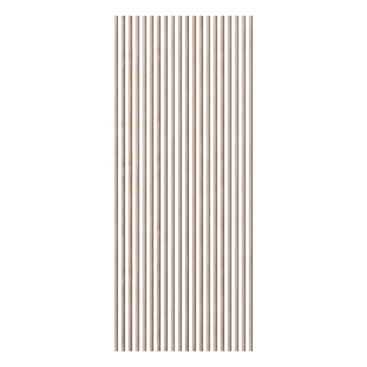 Premium Stain-Grade Hardwood Slats - Half Round Design for DIY Furniture & Home Decor Projects - Perfect for Bed Frames, Benches, and Wall Paneling