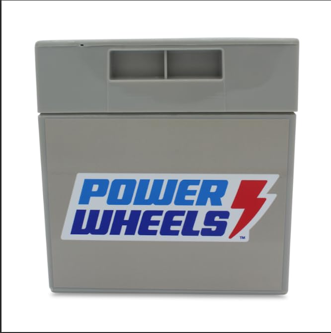 12V Replacement Battery for Power Wheels Jeep Wrangler & Ride-On Toys - Compatible with Fisher-Price 75598 Limited Edition - Durable Gray Top Battery - Perfect for Kids Electric Cars, Trucks & Outdoor Play Vehicles
