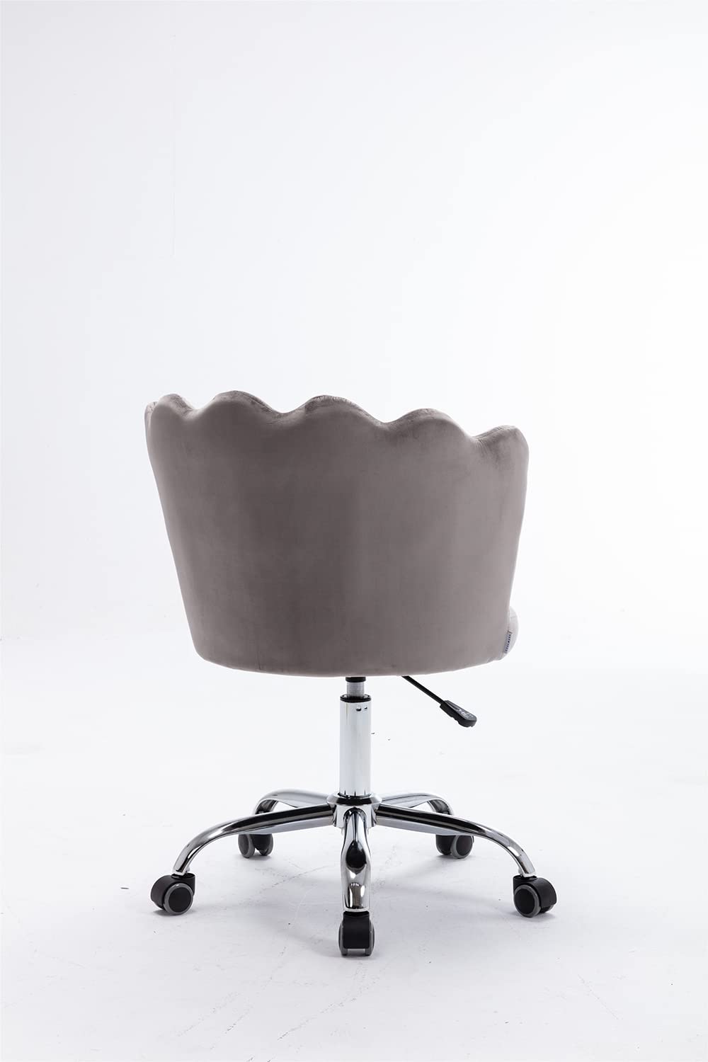 Modern Swivel Shell Chair - Gray Lounge Chair for Living Room, Bedroom & Home Office - Comfortable Leisure & Workspace Seating Solution