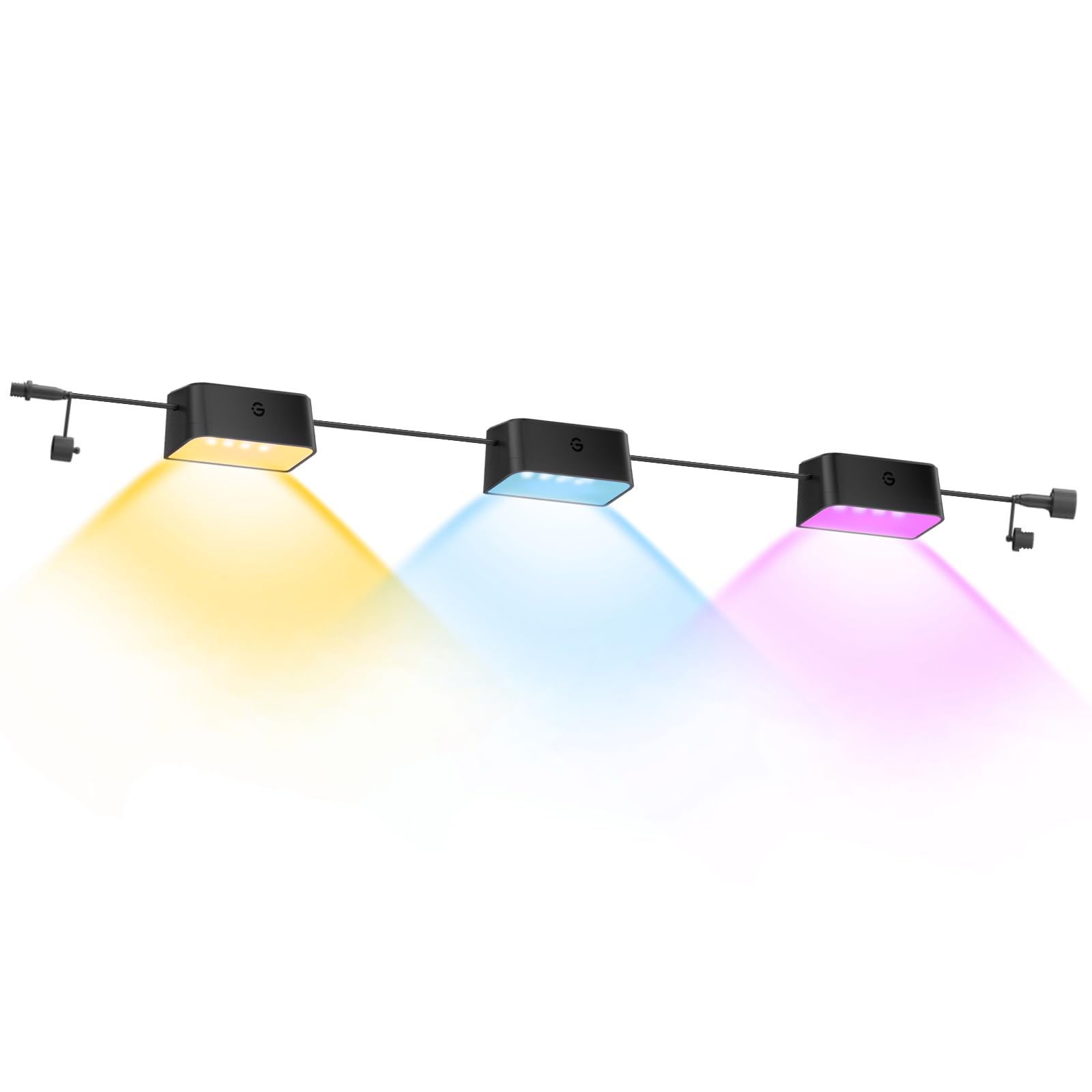 Govee H7067 Outdoor Deck Lights Extension Kit - 3 Pack (19.6ft) Waterproof LED Strip Lights for Patio, Garden, Stairs - Smart RGB Color Changing Lights with App Control | Perfect for Backyard, Pool Area, and Landscape Lighting