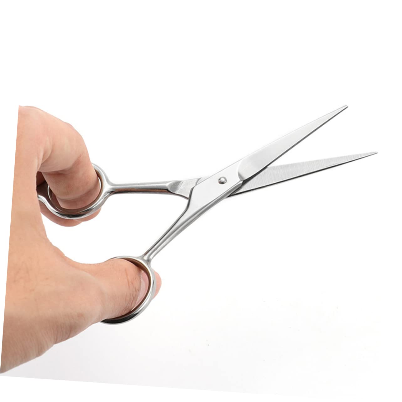 Professional Stainless Steel Beard Scissors for Men - Precision Grooming & Styling Tool for Beards, Mustache & Hair - Perfect for Barbershops, Home Grooming & Travel Kits