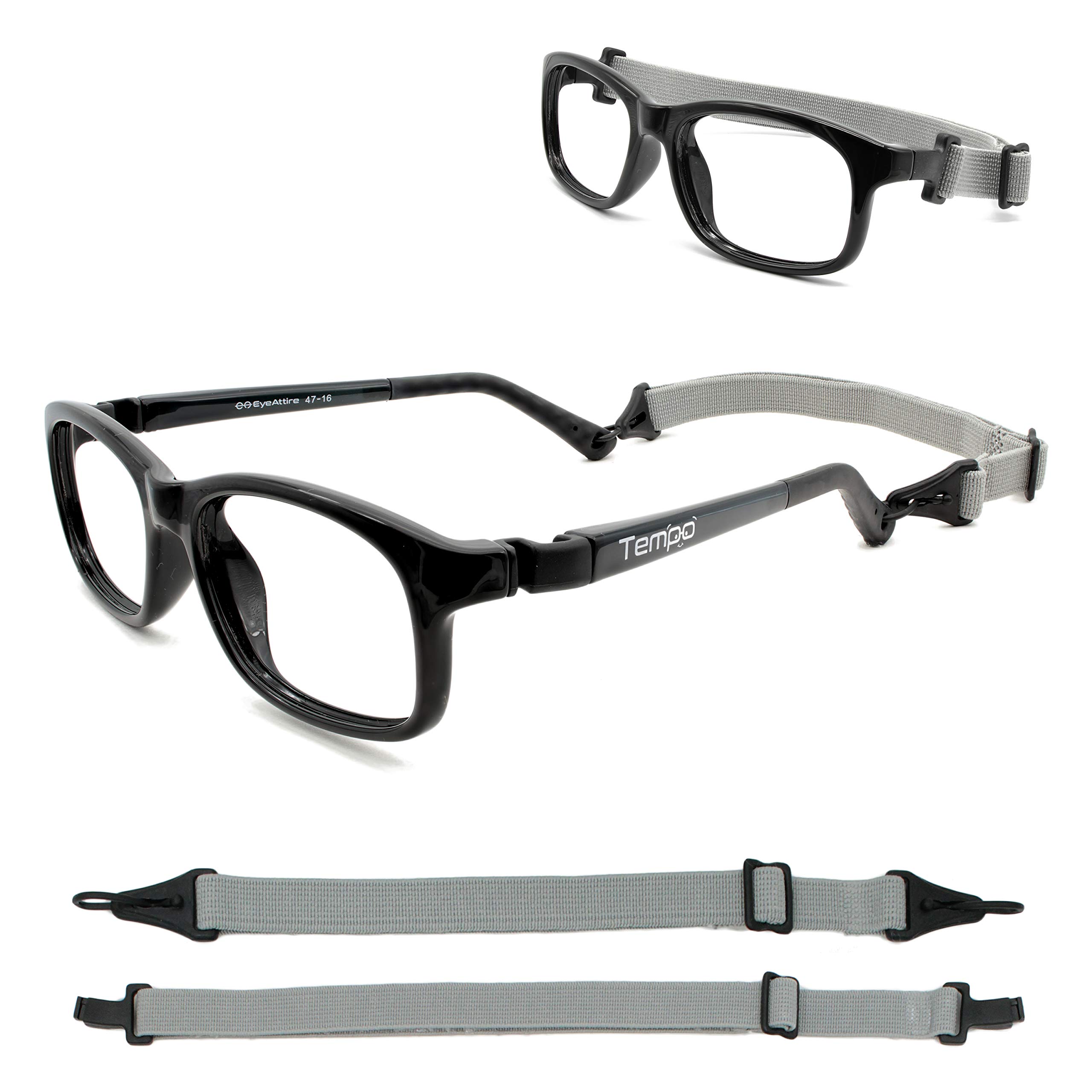 Unbreakable Kids Glasses - Flexible & Durable Children's Eyewear for Active Lifestyles - Perfect for School, Sports, and Outdoor Play - Tempo 3004