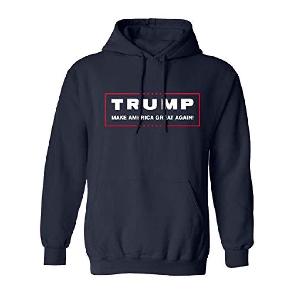 Trump Make America Great Again Hooded Sweatshirt - Red Pullover for Men & Women | Political Campaign, Rally & Patriotic Apparel