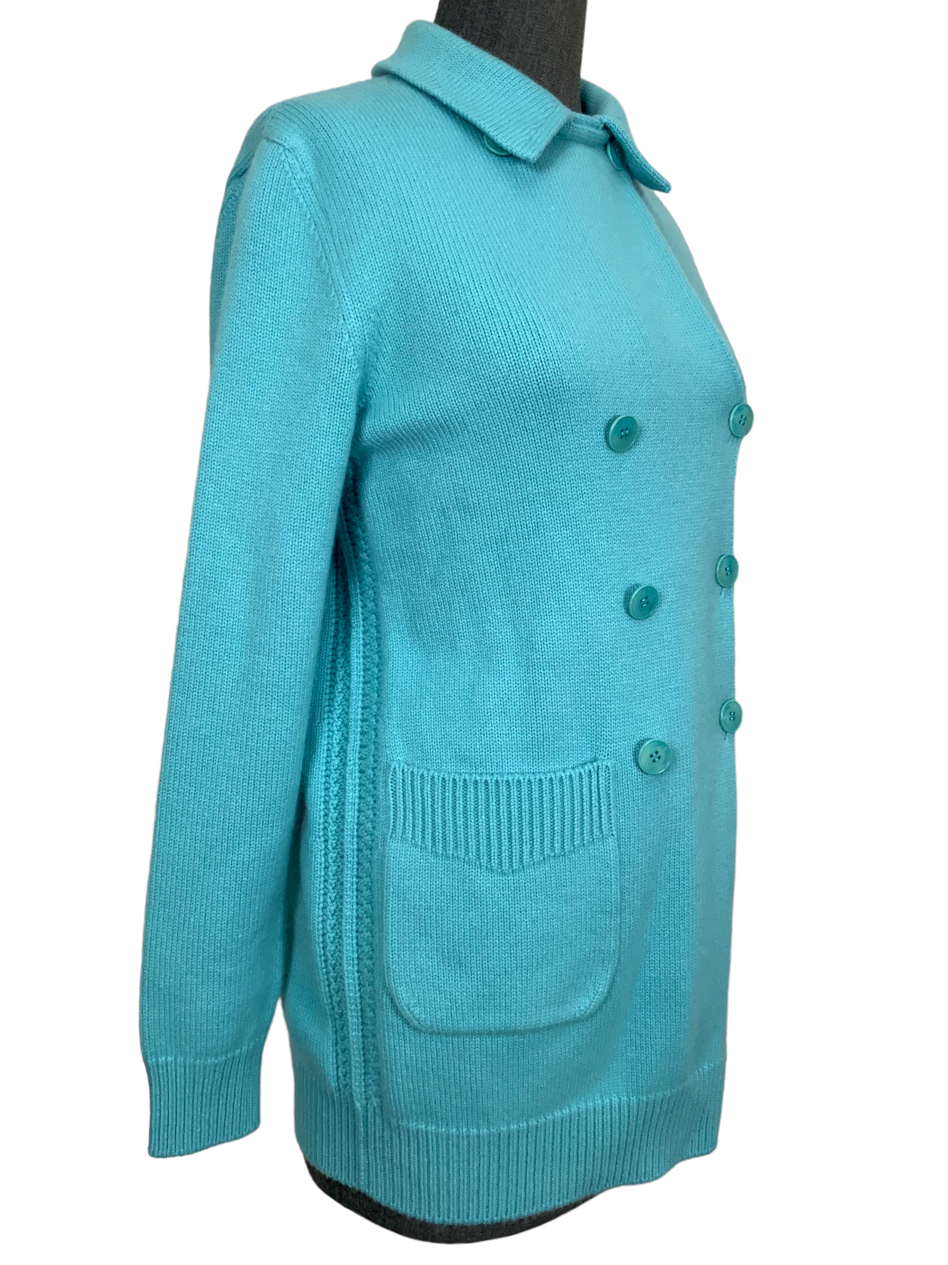 Loro Piana Baby Cashmere Double Breasted Sweater for Women - Size S - Ultra Soft Luxury Knitwear for Winter & Special Occasions