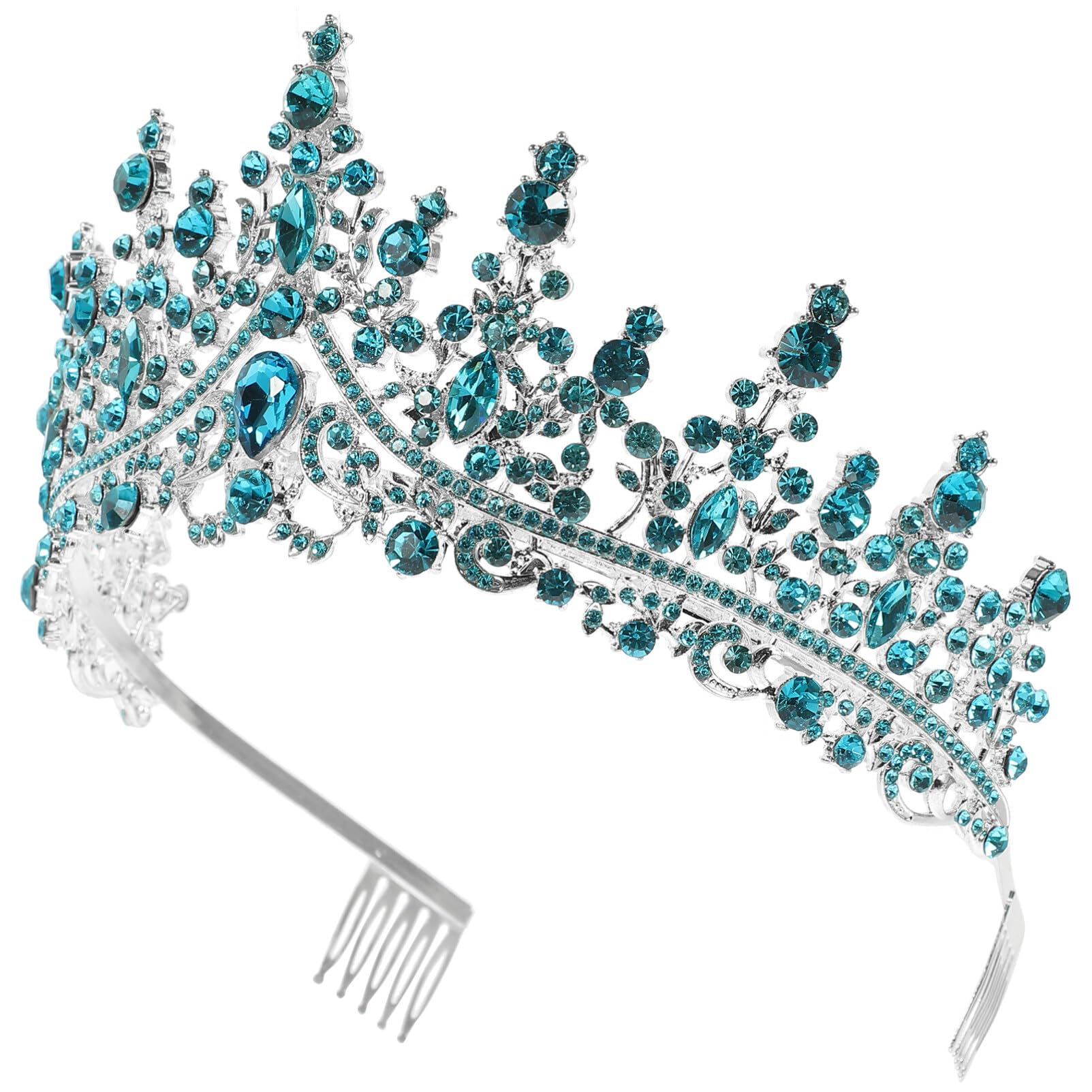 Sparkling Rhinestone Headbands for Women - Elegant Party Hair Accessories Set with Alloy Crown Decor, Perfect for Birthdays, Weddings & Special Events