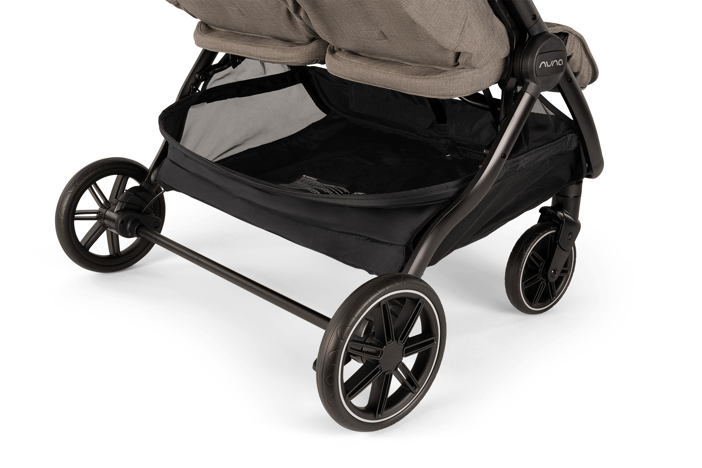 Nuna TRVL Double Stroller - Lightweight Compact Foldable Baby Stroller for Twins - Perfect for Travel, Shopping & Everyday Use