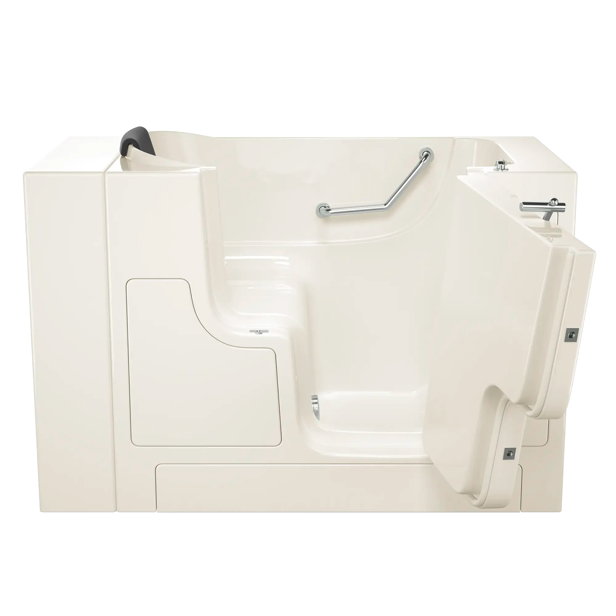 Premium 30 x 52 Inch Gelcoat Walk-In Bathtub with Soaker System - Right Hand Drain - Ideal for Elderly & Mobility Needs, Spa-Like Relaxation at Home