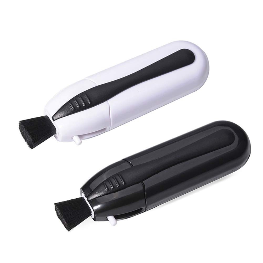 Symina 2 Pack Lens Cleaning Kit - Carbon Fiber Microfiber Glasses Cleaner Cloth & Soft Brush for Eyeglasses, Sunglasses, Cameras, and Screens - Perfect for Home, Office, and Travel Use