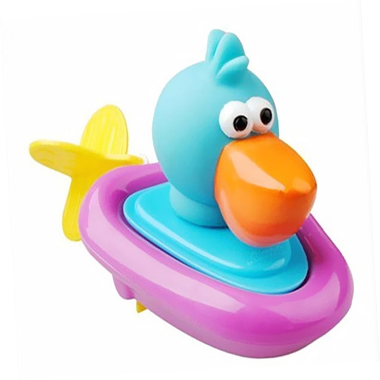 HEMOTON 6-Pack Wind-Up Bath Toys for Kids - Fun Floating Rubber Duck & Animal Bath Time Play Set - Perfect for Toddler Bathtime, Pool Parties & Sensory Water Play