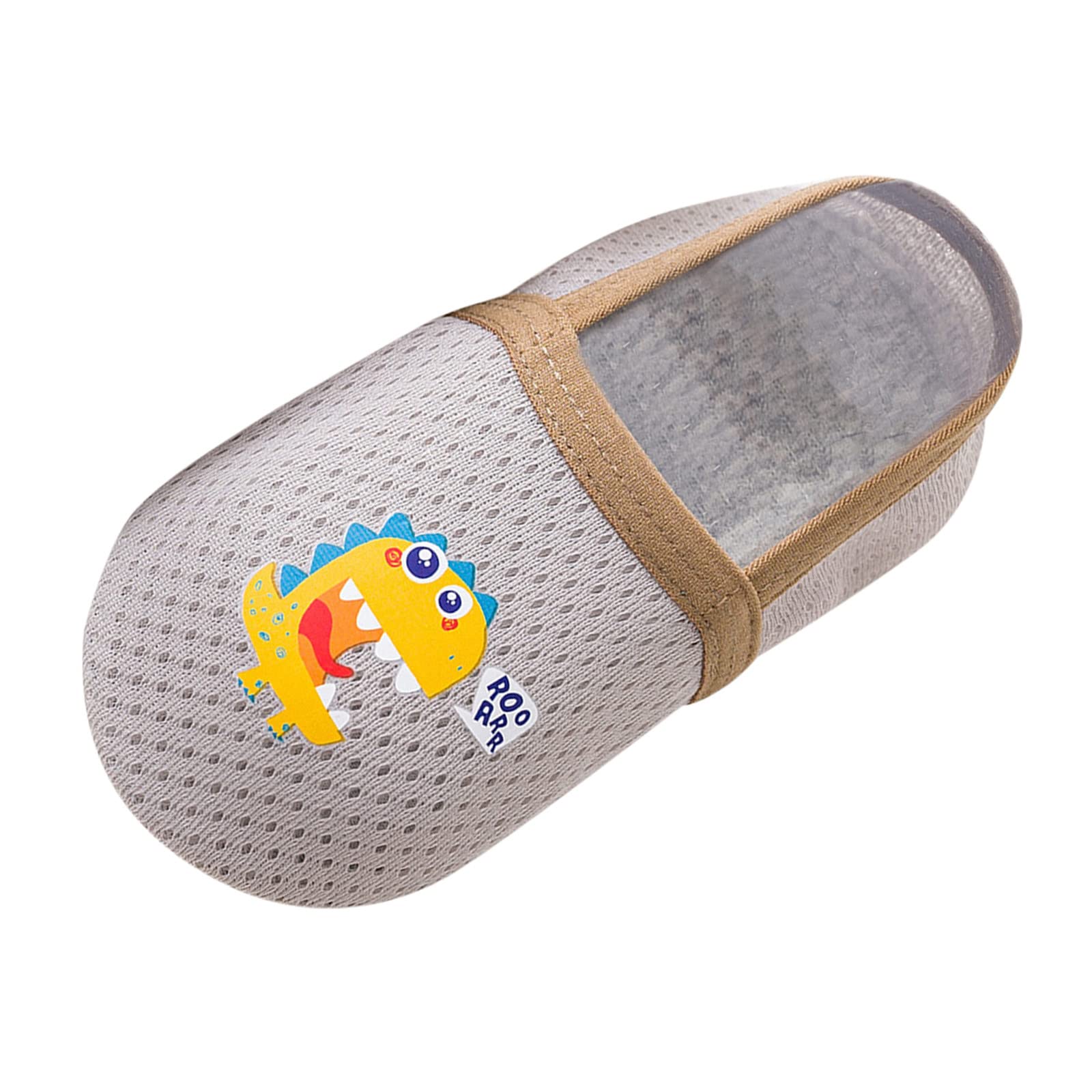 **Non-Slip Animal Print Aqua Shoes for Kids - Size 6 Barefoot Water Socks for Girls & Boys, Glittery Floor Boots for Pool, Beach & Indoor Play**