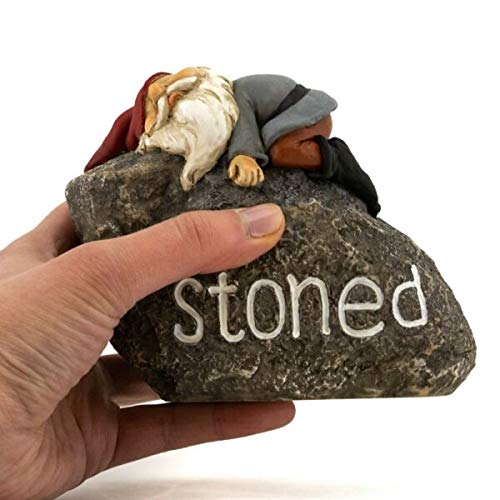 Miniature Garden Gnome Ornaments - Stone Fairy Garden Decor for Outdoor Spaces, Patio, Deck & Porch - Perfect for Fairy Gardens, Yard Art & Home Decoration