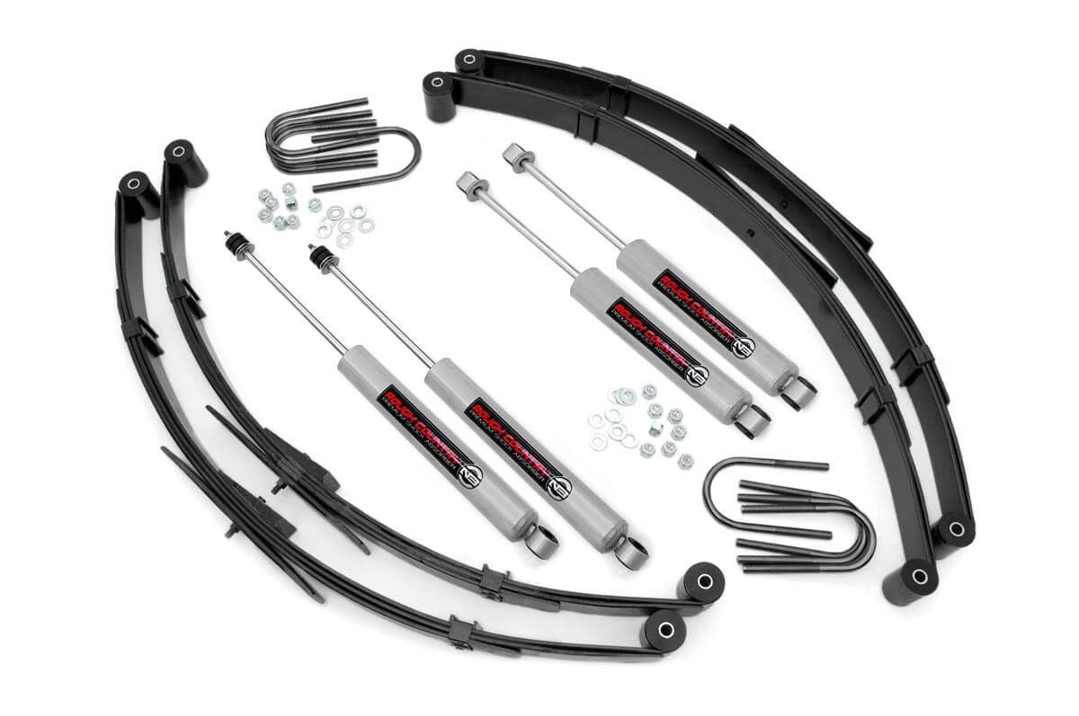 2.5 Inch Lift Kit for Jeep Wrangler YJ 4WD (1987-1995) - Heavy Duty Suspension System - Off-Road Upgrade - Perfect for Trail Riding & Rock Crawling