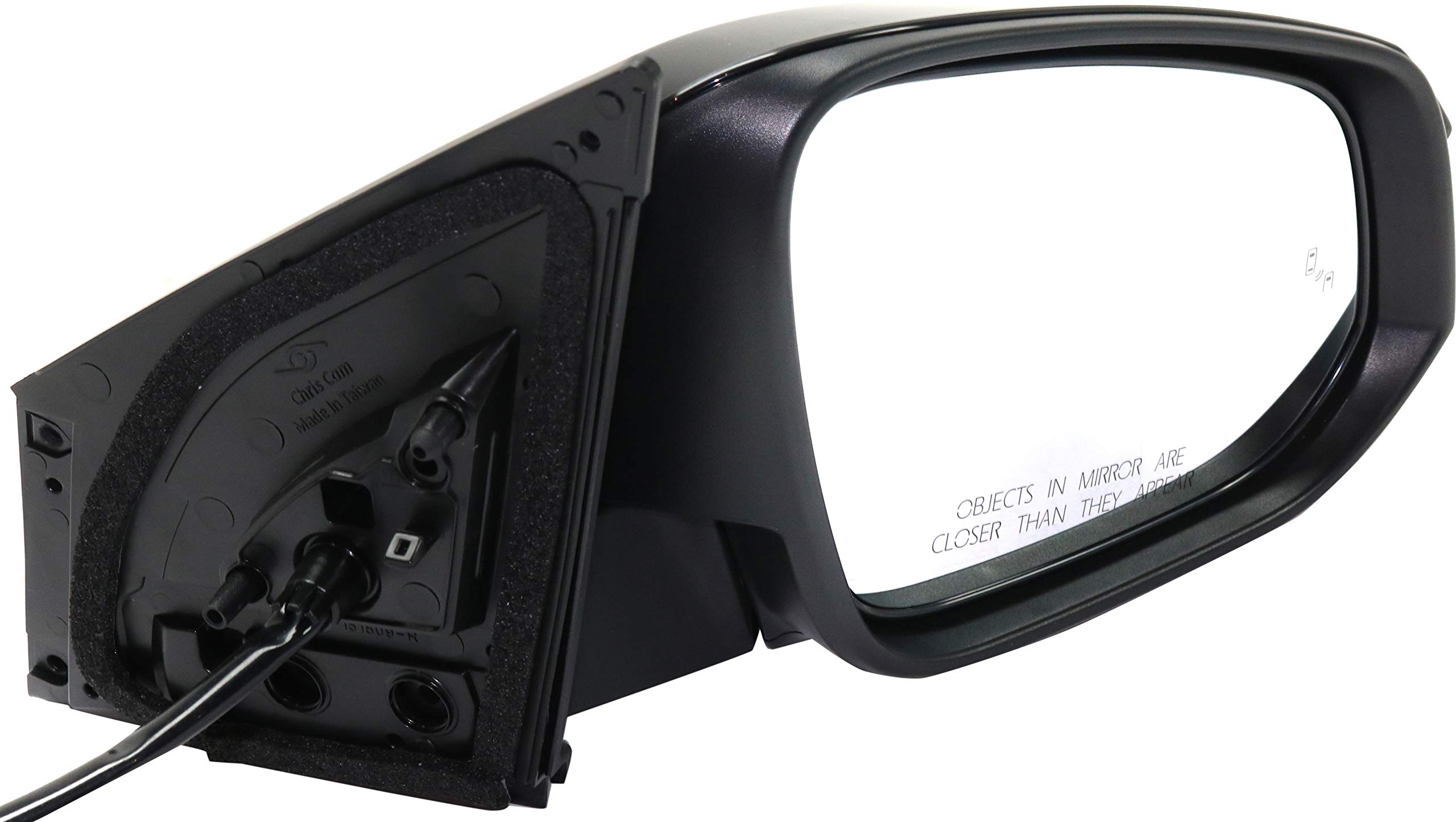 Heated Power Glass Side Mirror with Blind Spot Detection for 2013-2015 Toyota RAV4 Passenger Side - Garage-Pro Replacement Mirror with In-Housing Signal Light | Perfect for Night Driving and Parking Safety