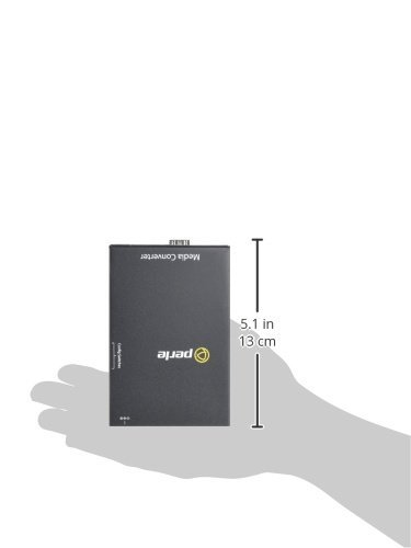 Perle S-1000-SFP Gigabit Ethernet Fiber Media Converter - 1000Mbps Network Converter with SFP Slot - Ideal for Data Centers, Office Networks & Industrial Applications (Model: 05050184)