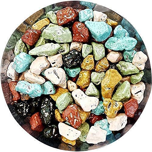 Premium Rock Candy - Natural Stone Candy 250g | Milk Chocolate Coated | Gourmet Gift, Party Favors, Baking Decorations | Perfect for Weddings, Birthdays & Dessert Toppings