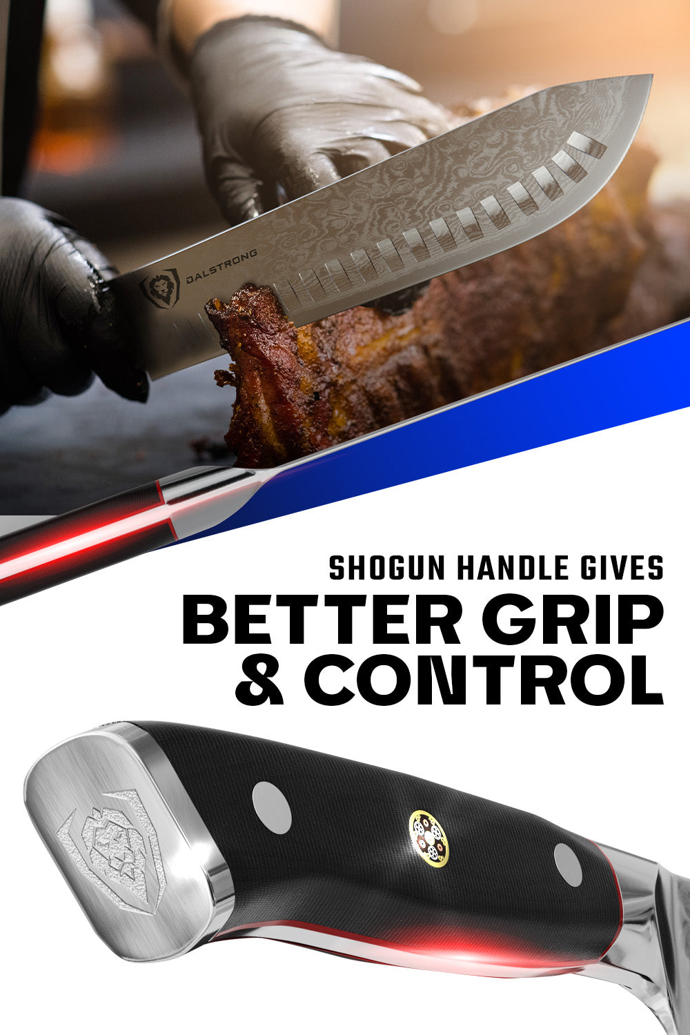 Dalstrong Shogun Series ELITE 8-Inch Bull Nose Butcher Knife - Professional Chef Knife for Meat Cutting, Slicing & Butchering - Perfect for Home Kitchens & Professional Use