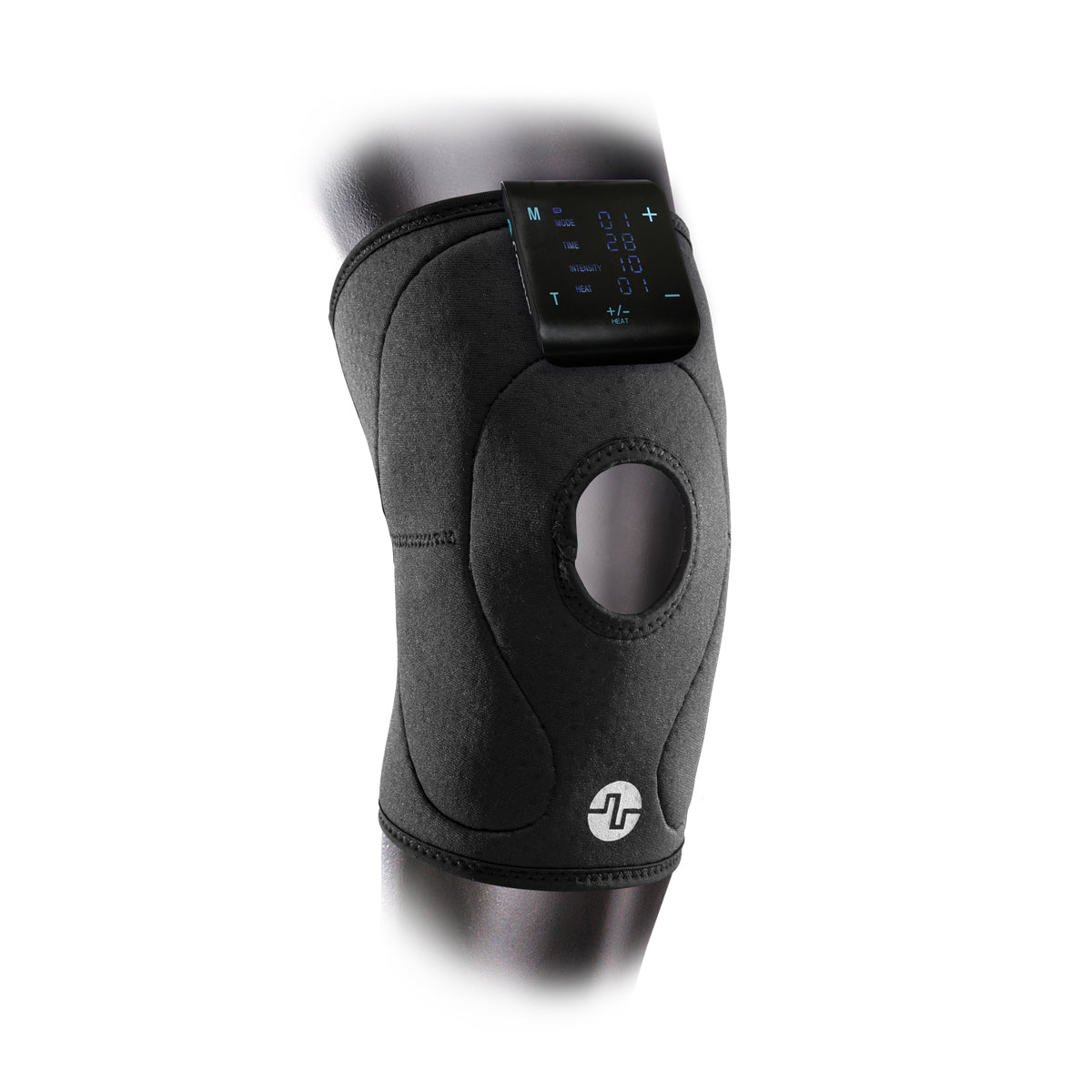 Compex TENS+EMS Dual Pulse Heating Knee Massager - Pain Relief & Muscle Recovery for Athletes & Arthritis Sufferers - Home & Gym Use