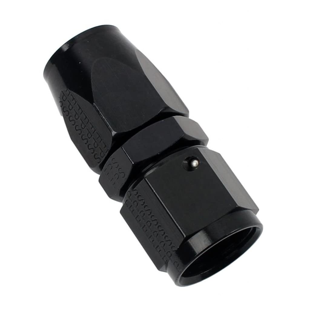 Fragola Pro-Flow -10AN Straight Black Hose End Fitting | High Performance Fuel & Oil Line Connector | Ideal for Automotive, Marine & Racing Applications