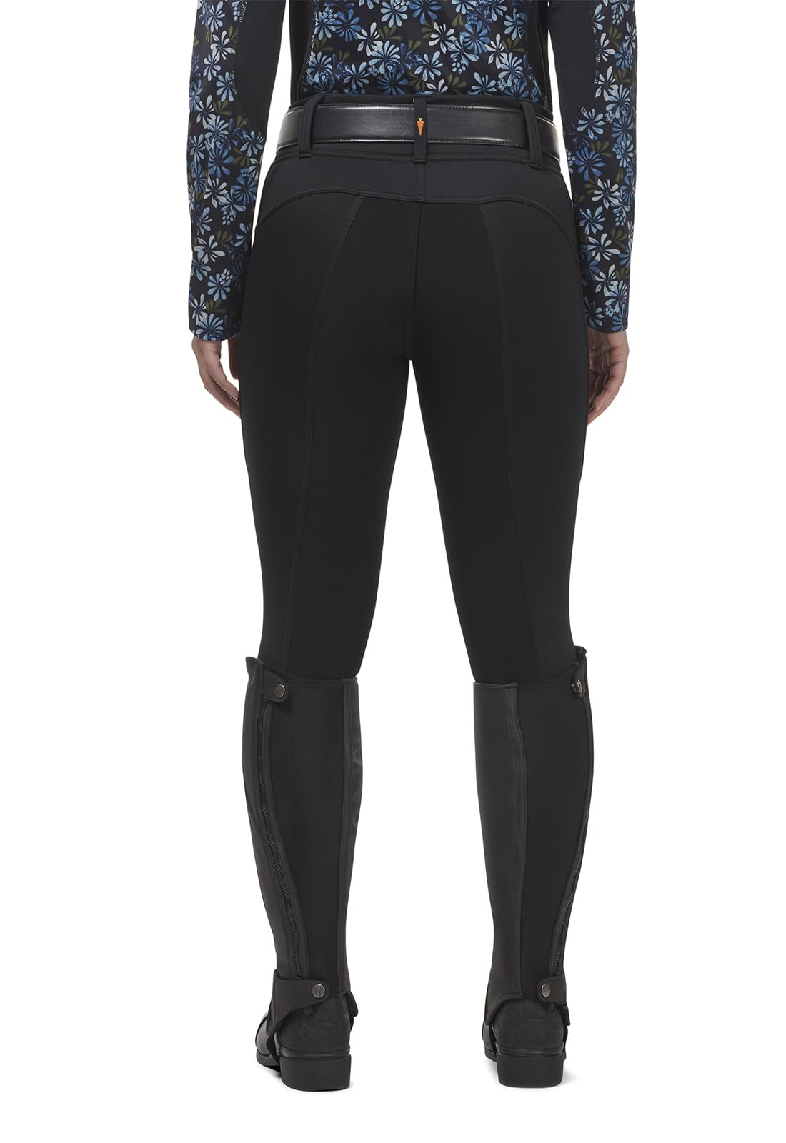 Kerrits Women's Sit Tight Wind Pro Full Seat Winter Horse Riding Tights - Warm Polartec Equestrian Breeches with Phone Pocket | Cold Weather Riding, Training & Competition
