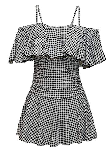 Black White Stripe Plaid
