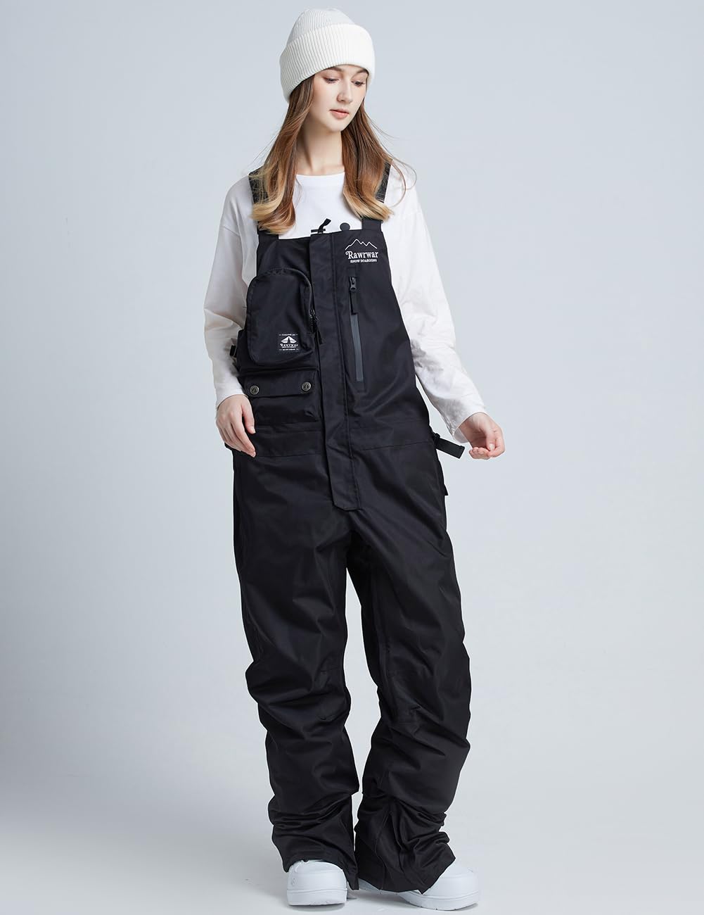 Waterproof Insulated Ski Bib Overalls for Men & Women - Windproof Snow Pants for Skiing, Snowboarding & Outdoor Winter Activities