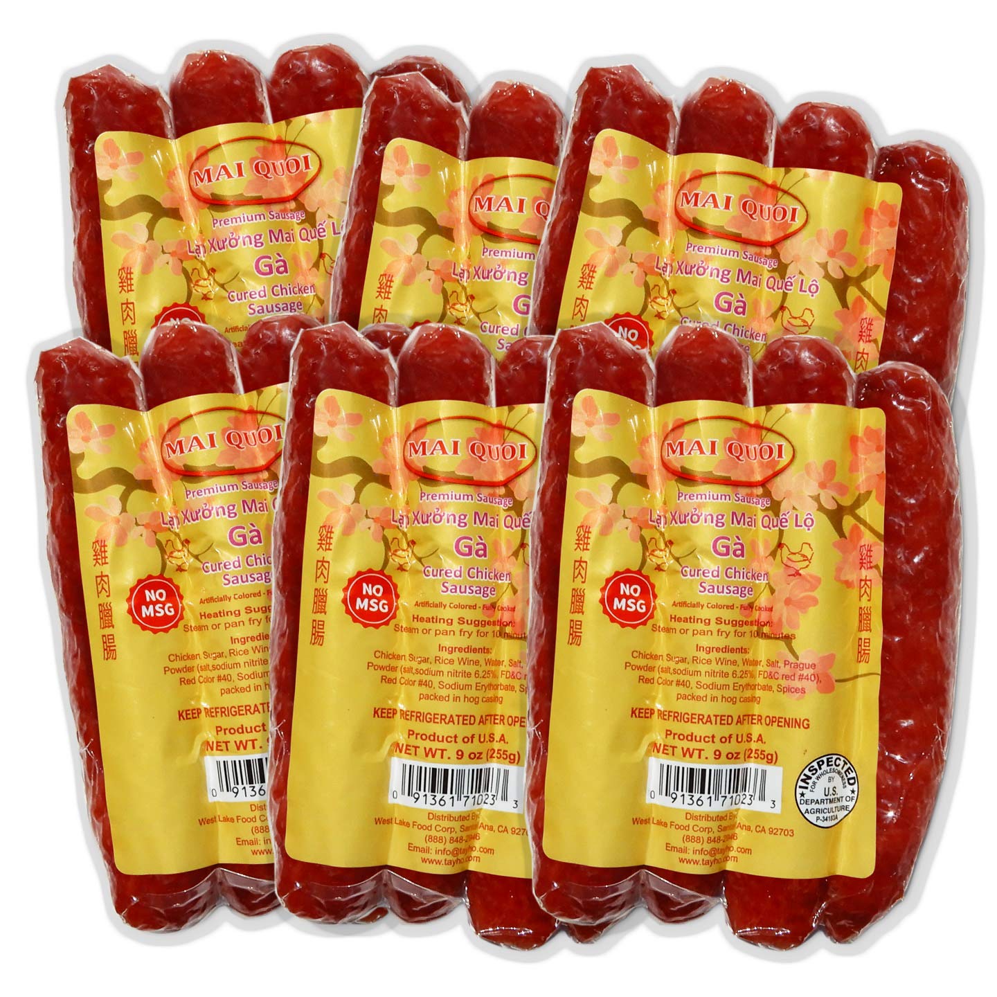 Premium Chicken Sausage - Non-GMO, No Refrigeration Needed, Ready-to-Eat for Breakfast, Lunch & Dinner | Made in USA | Perfect for Camping, Road Trips & Quick Meals
