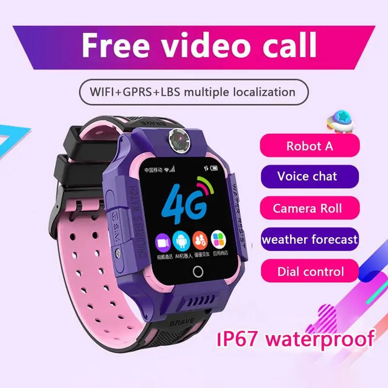 Waterproof Kids Smartwatch for Boys - Digital Fitness Tracker with GPS, Games & Sleep Monitor - Perfect for Outdoor Play, Sports & School Activities