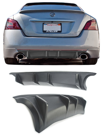 2009-2015 Nissan Maxima Rear Diffuser - Unpainted Performance Spoiler (KB127418) | Upgrade Your Car's Aerodynamics for Sporty Look & Better Handling