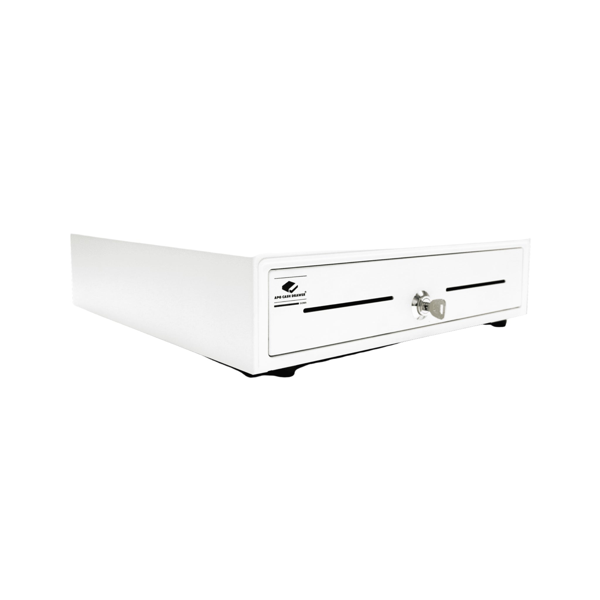 APG Arlo 16 Cash Drawer with MultiPRO Interface Cable - Secure Cash Management for Retail Stores, Restaurants & POS Systems (16 Bill Compartments)