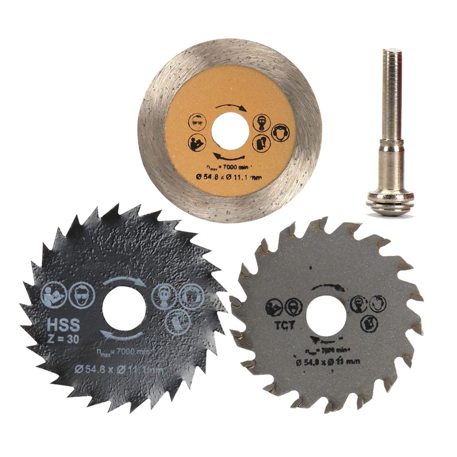 Premium HSS Mini Circular Saw Blades - Wood & Metal Cutting Discs for Drill Rotary Tools | Power Tool Accessories for DIY Projects, Woodworking & Metal Fabrication