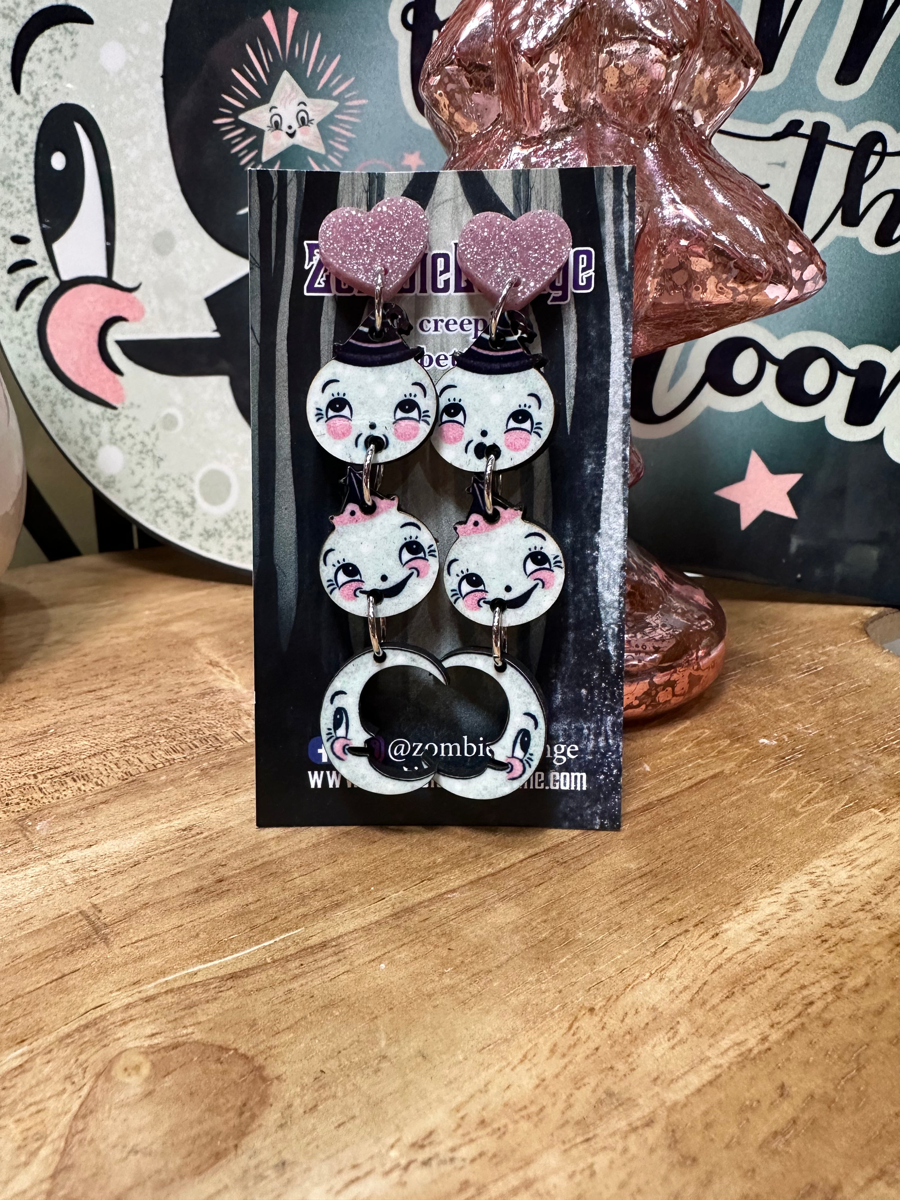 Laughing Luna Dangle Earrings for Women - Trendy Boho Chic Jewelry Gift - Perfect for Parties, Weddings & Everyday Wear