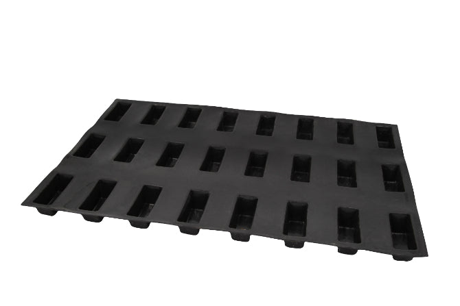 Flexipan Oblong Cake Mold - 24 Cavities Silicone Baking Pan for Perfect Cakes, Bread & Desserts | Ideal for Home Bakers & Professional Chefs