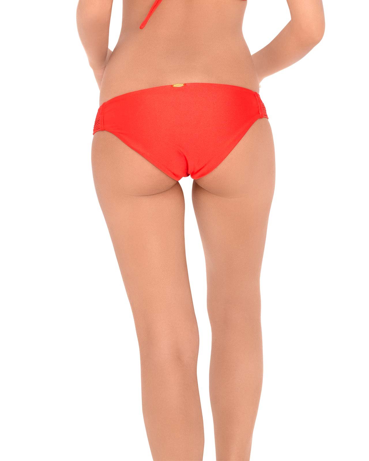 Luli Fama Women's Pineapple Print Bikini Bottom - High Waist Swimwear for Women, Comfortable Full Coverage Beachwear for Swimming, Vacation & Summer Fashion