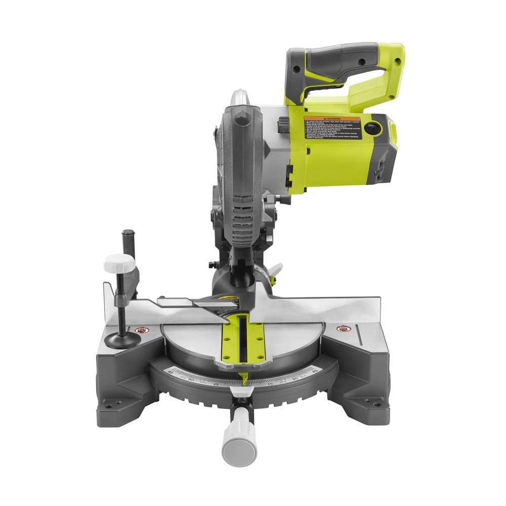 RYOBI 7-1/4 Inch 9 AMP Lightweight Miter Saw with Blade - Renewed | Perfect for Woodworking, DIY Projects & Home Renovations