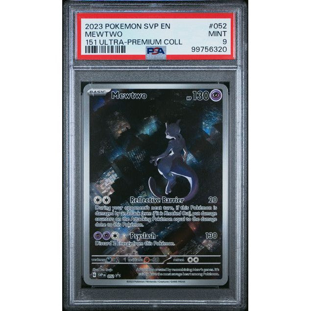2023 Pokemon Scarlet & Violet Promo Mewtwo 151 SVP052 PSA 9 Graded Card - Rare Collectible for Trading Card Game Enthusiasts & Perfect Gift for Pokemon Fans