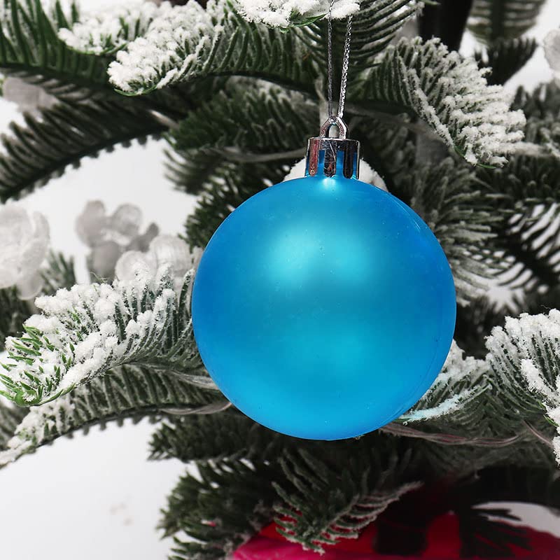 12Pcs 6cm Shatterproof Christmas Baubles - Durable Xmas Tree Ornaments & Hanging Decorations for Holiday Home, Party, and Festive Gift Giving