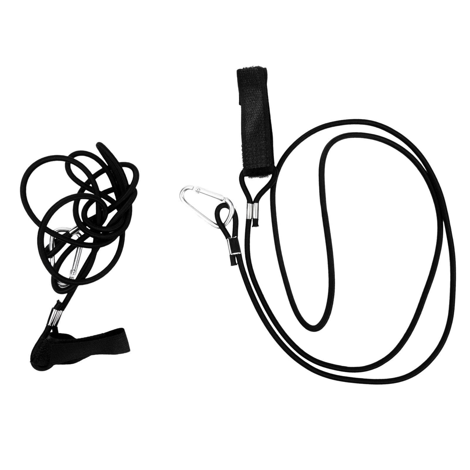 BESPORTBLE 2-Pack Stretchable Kayak Paddle Leash & Luggage Strap - Durable Elastic Kayak Accessories, Sailboat Gear, Outdoor Paddle Holder for Kayaking, Boating, Travel & Adventure