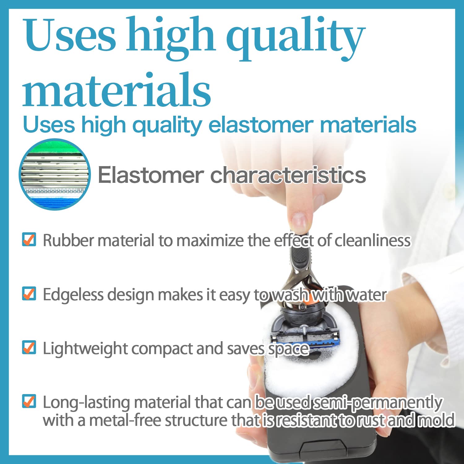Premium Razor Blade Sharpener & Cleaner - Extend Blade Life, Save Money | Perfect for Home, Travel & Barbershops