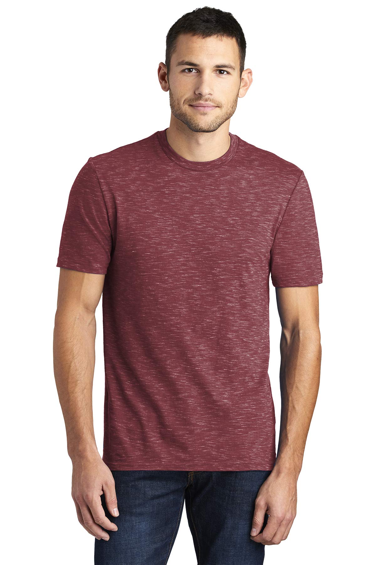 District Men's Medal Tear-Away Label T-Shirts - Comfortable Casual Tees for Gym, Workout & Everyday Wear