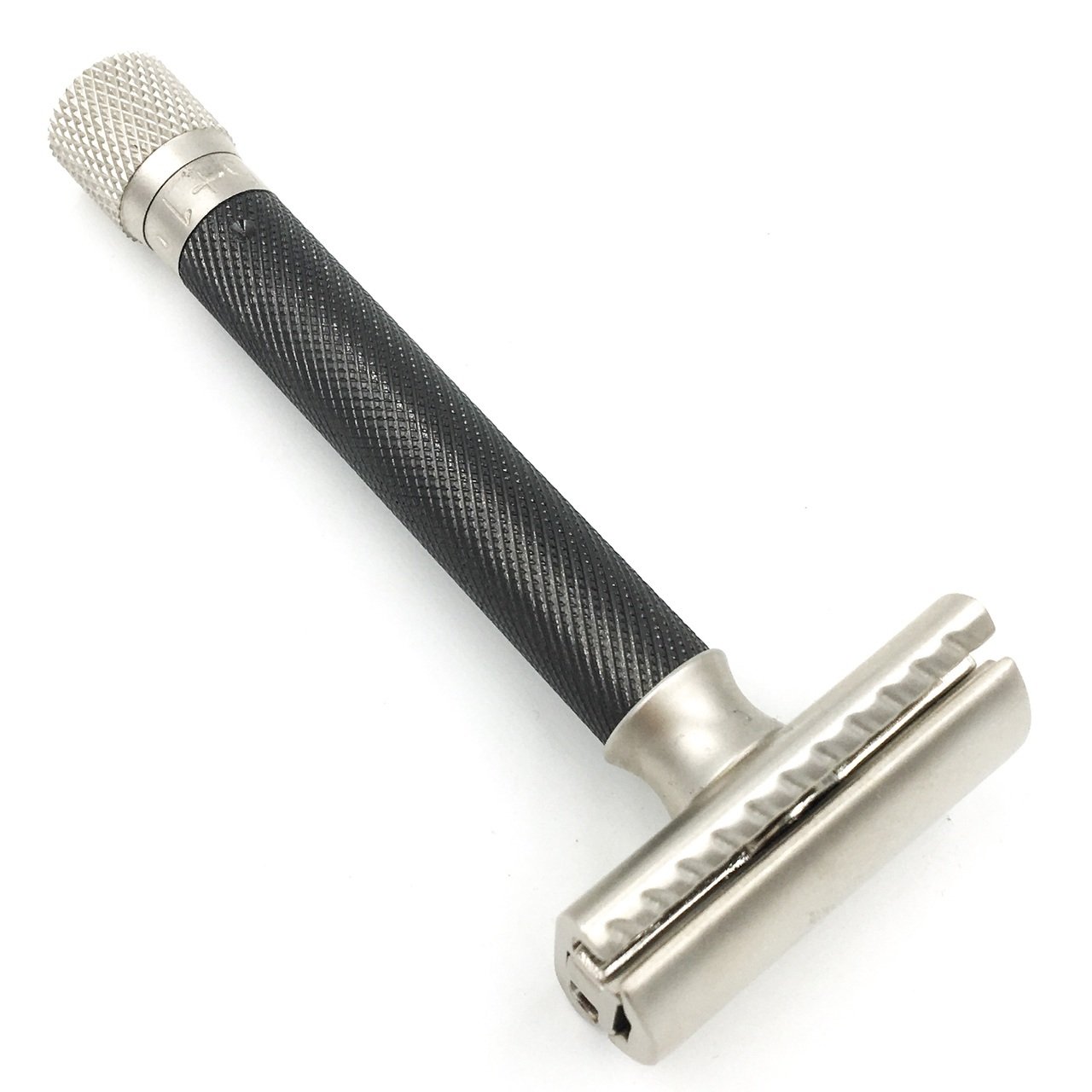 Parker Variant Adjustable Safety Razor - Premium Graphite Finish for Men's Wet Shaving | Close & Comfortable Shave for Sensitive Skin | Perfect for Travel & Daily Grooming Routine