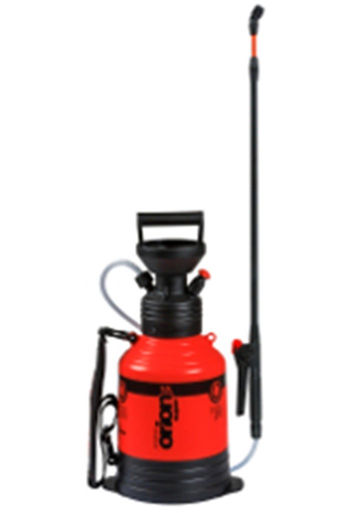 ORION 3 Liter Compression Sprayer - Orange Handheld Liquid Sprayer for Lawn, Greenhouse, Orchards & Garden - Ideal for Fertilizing, Pest Control & Watering Plants