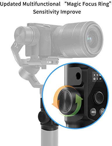 FeiyuTech G6 Max 3-Axis Handheld Gimbal Stabilizer for Mirrorless Cameras (Sony a7), GoPro, Smartphones (iPhone 11 Pro Max/8) - 1.2kg Payload, Splash Proof - Perfect for Vlogging, Travel Filming & Action Shots
