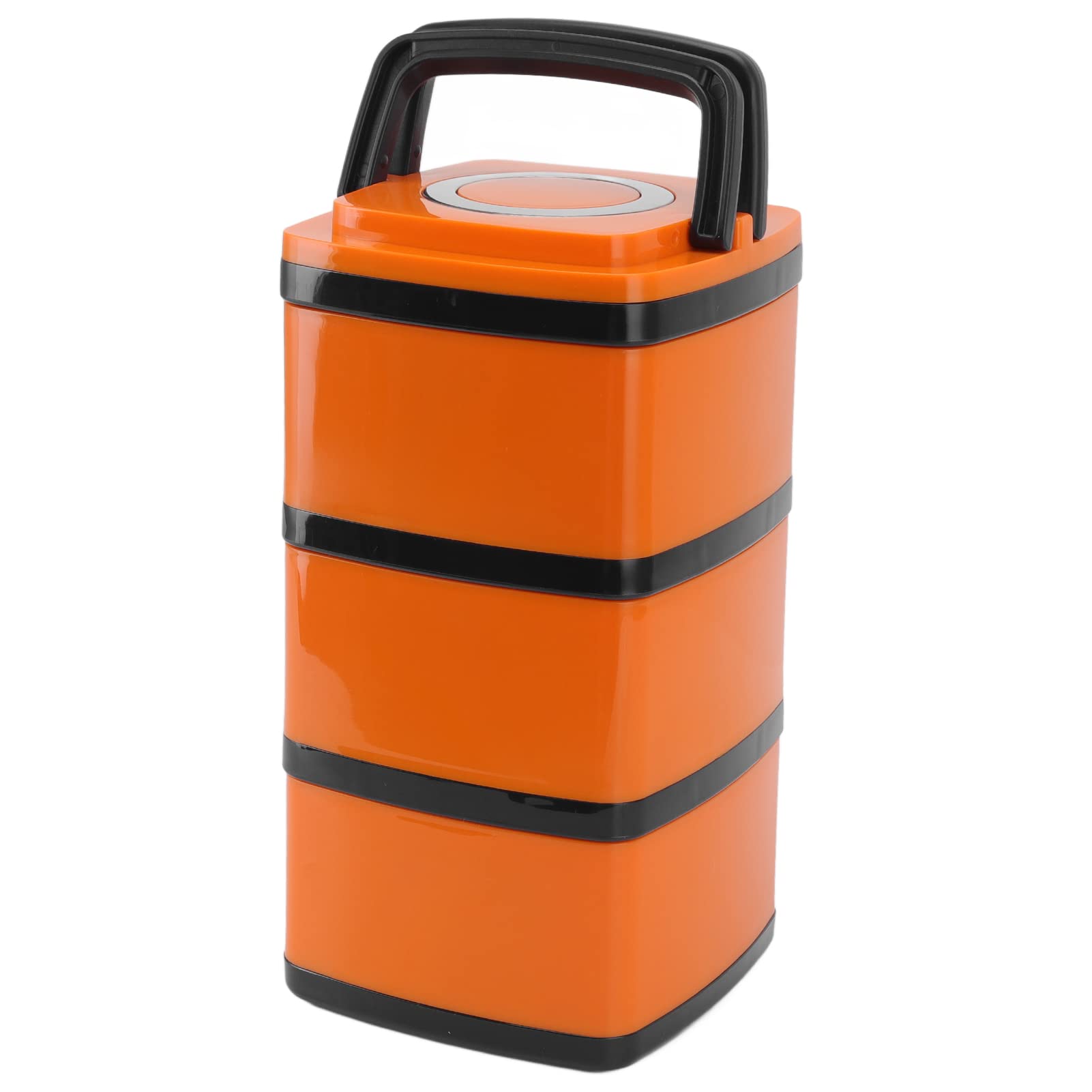 Shanrya Leakproof & Rustproof Bento Box - Orange Vacuum Insulated Lunch Box for Adults, Office Workers | Perfect for Meal Prep, Work Lunch, Picnics & Outdoor Activities